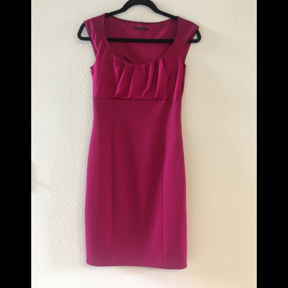 ELIE TAHARI CAP SLEEVE SHEATH DRESS, SIZE 4